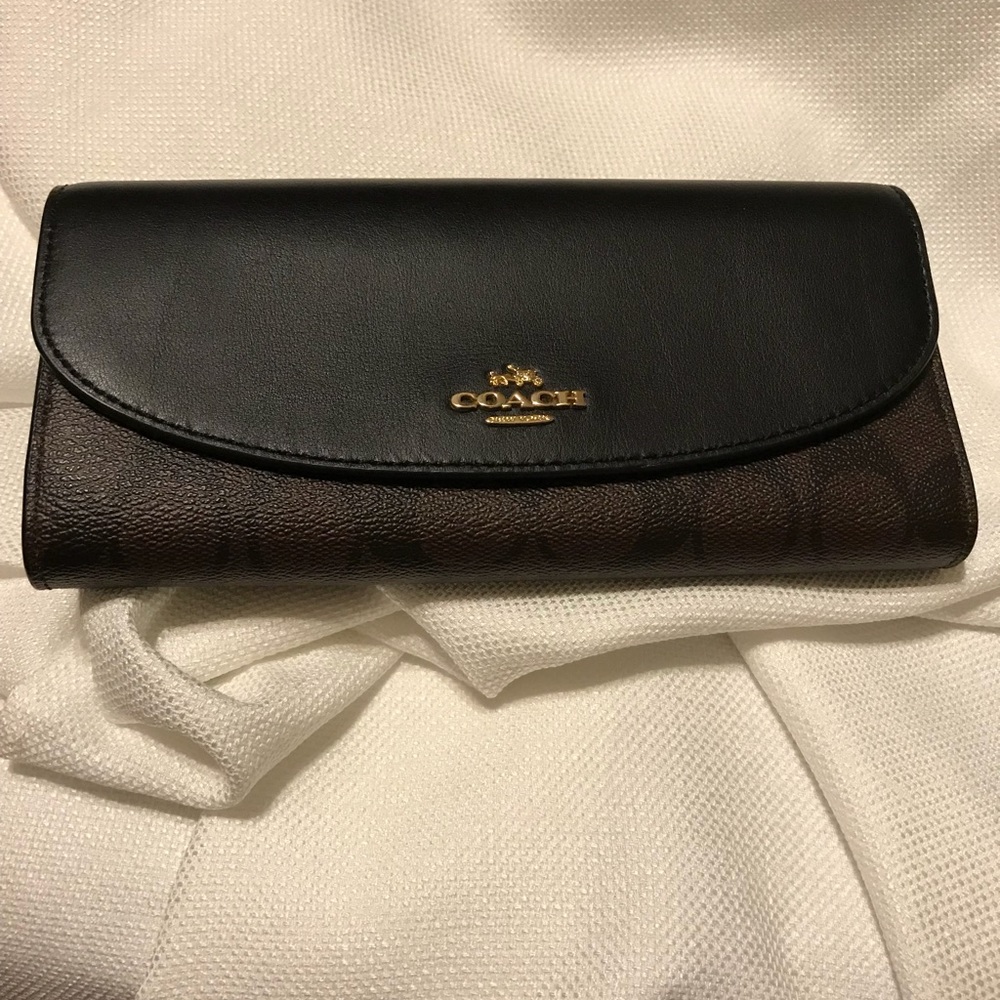 Authentic Coach Slim Envelope Wallet